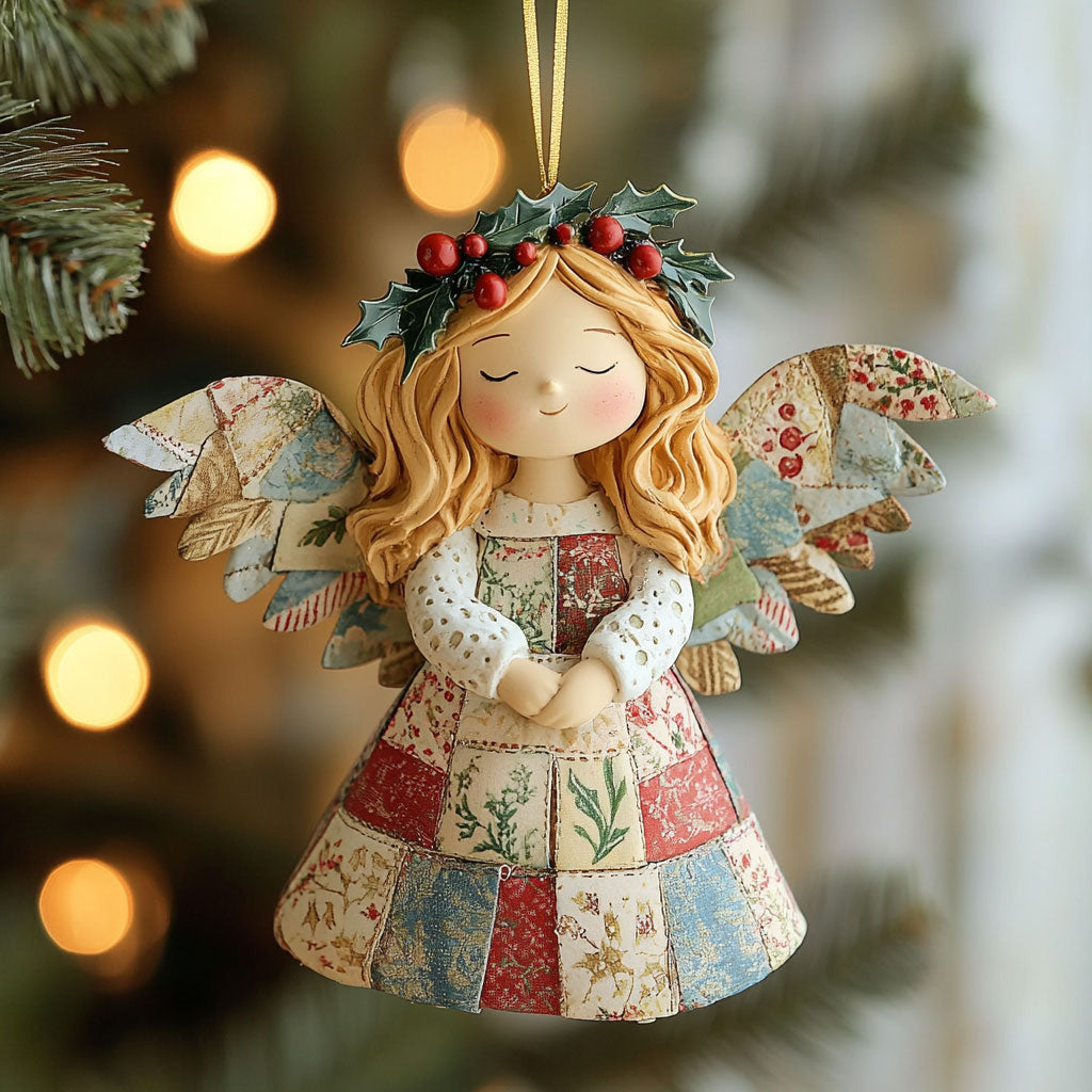Cherub Quilt CP2711070CL Christmas Ornament