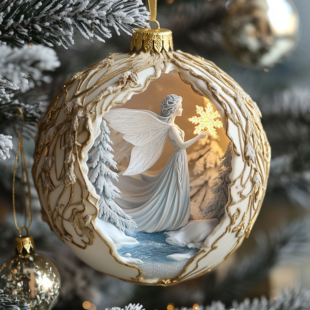 Serene Fairy CW1610033CL Christmas Ornament
