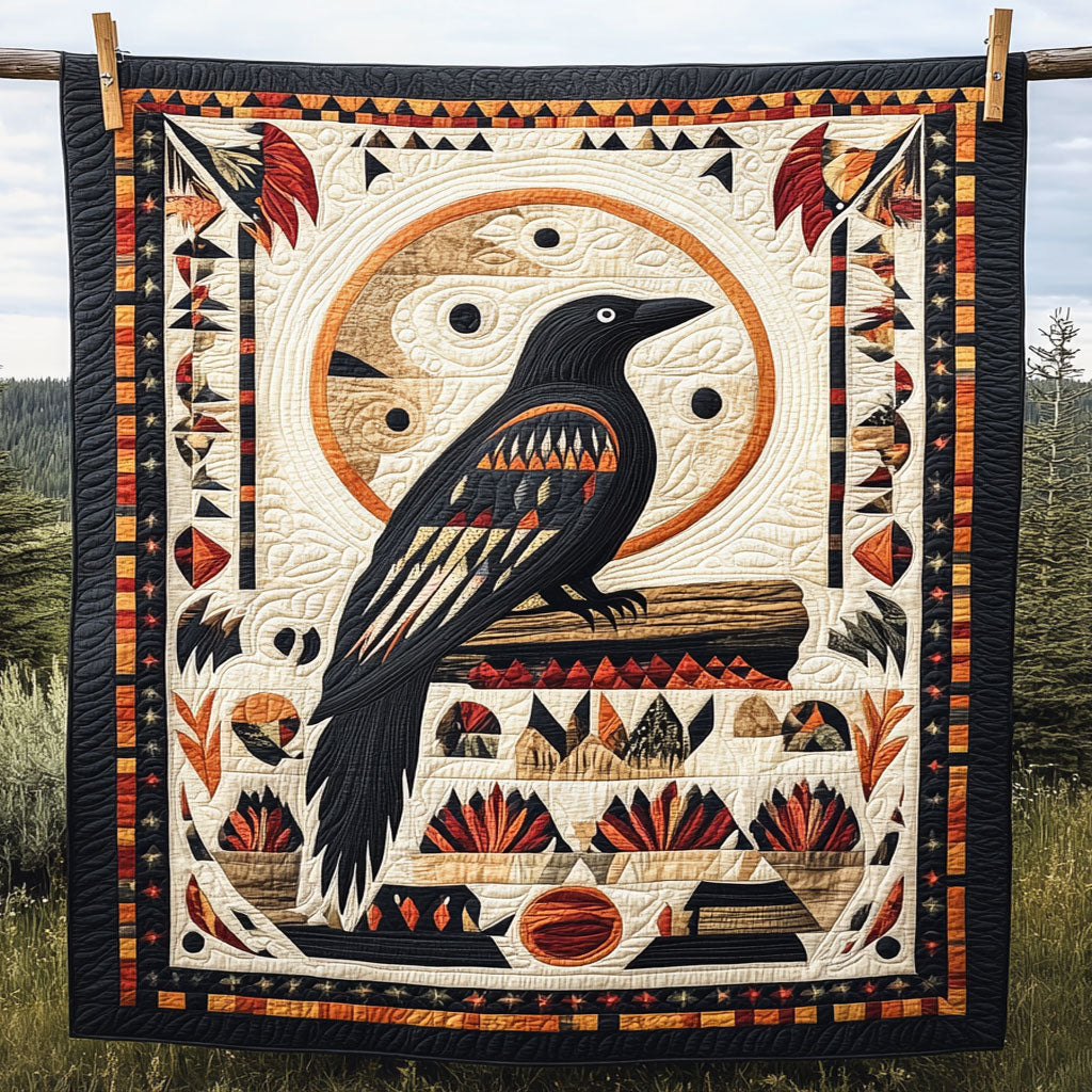 Ancestral Raven WJ0901056CL Quilt