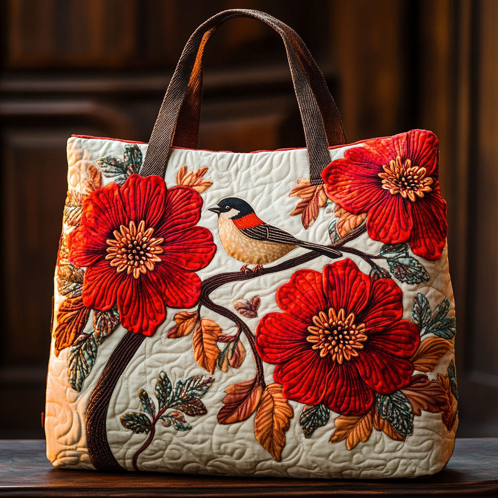 Autumn Serenade WJ2310390CL Quilted Tote Bag