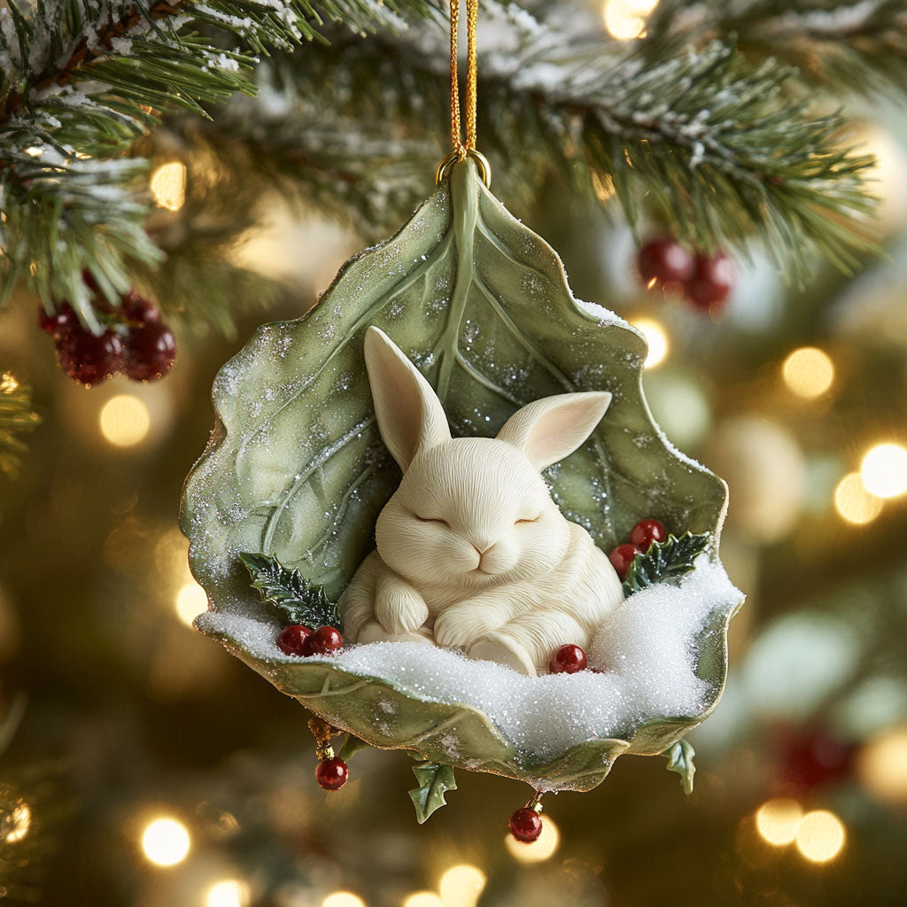 Frost Leaf CP0312011CL Christmas Ornament