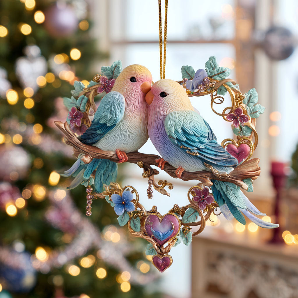 Love of Birds CW0412107CL Christmas Ornament