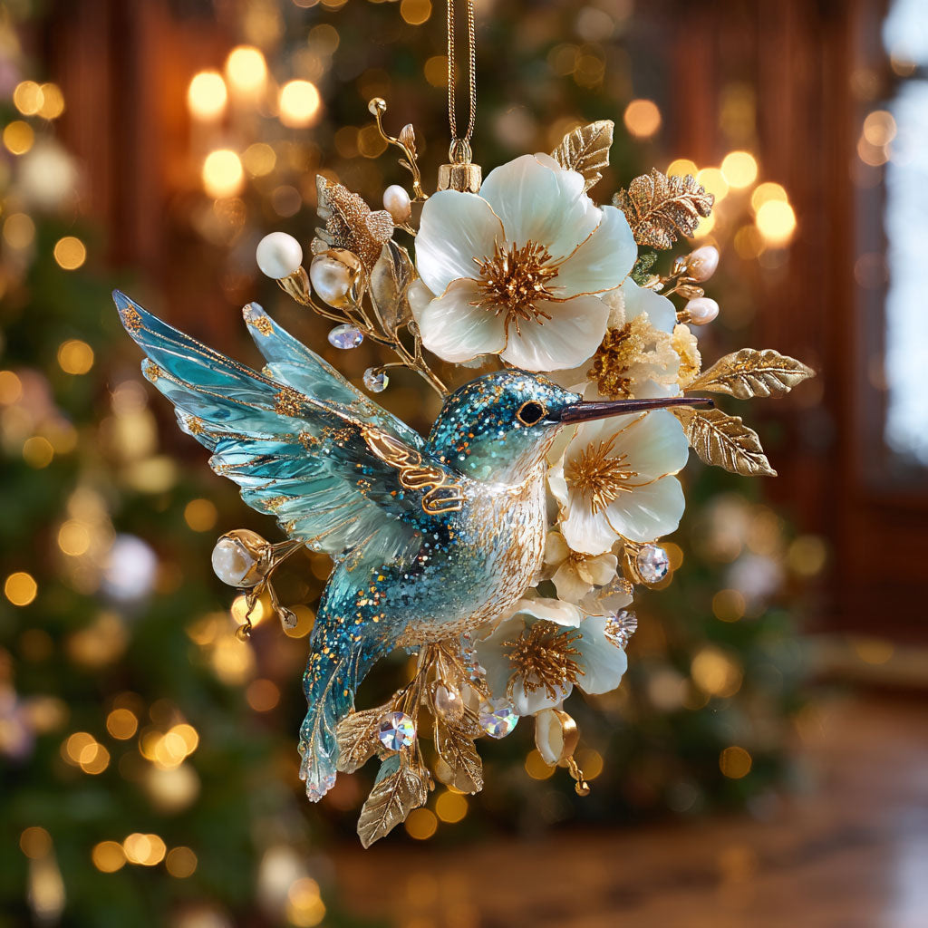 Bloom Hummingbird CW0412075CL Christmas Ornament