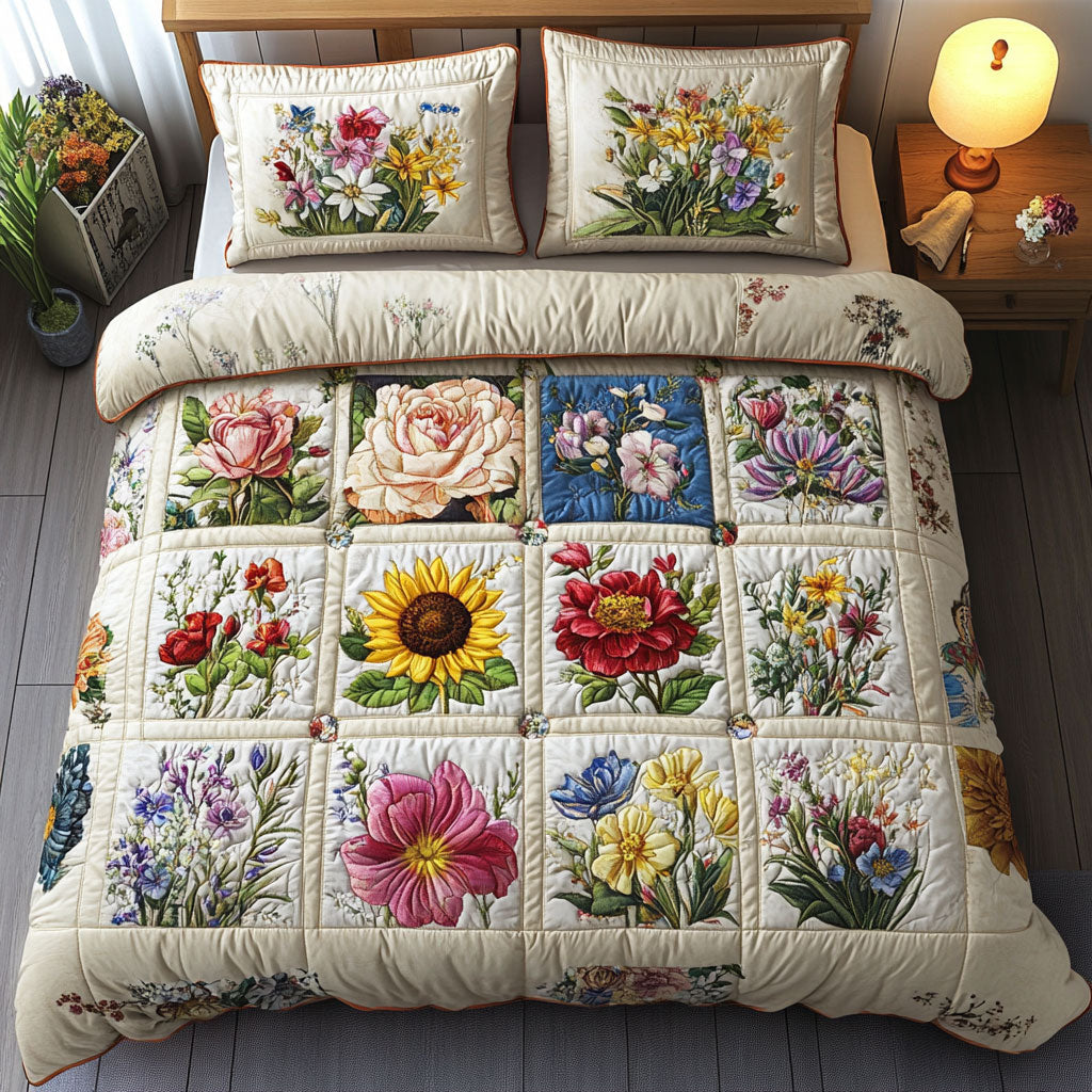 Floral Garden CW1301041CL Duvet Cover Set