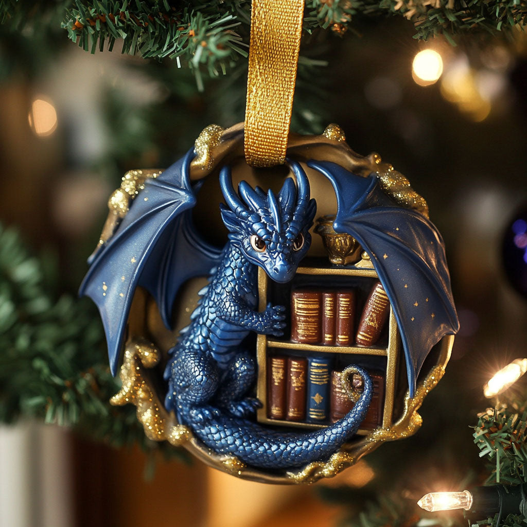 Dragon Snowy Dream WN2411030CL Christmas Ornament