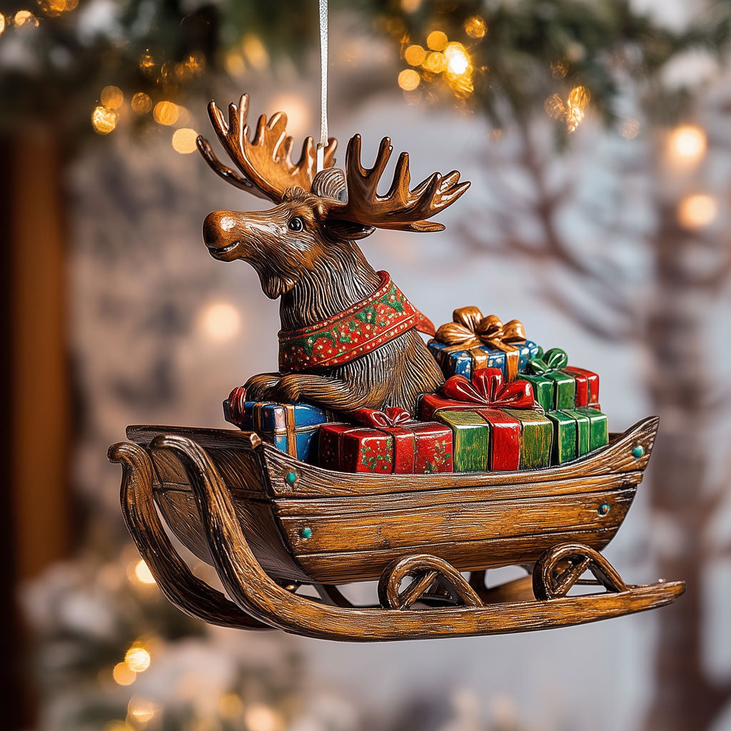 Christmas Delivery Moose LT2210001CL Christmas Ornament
