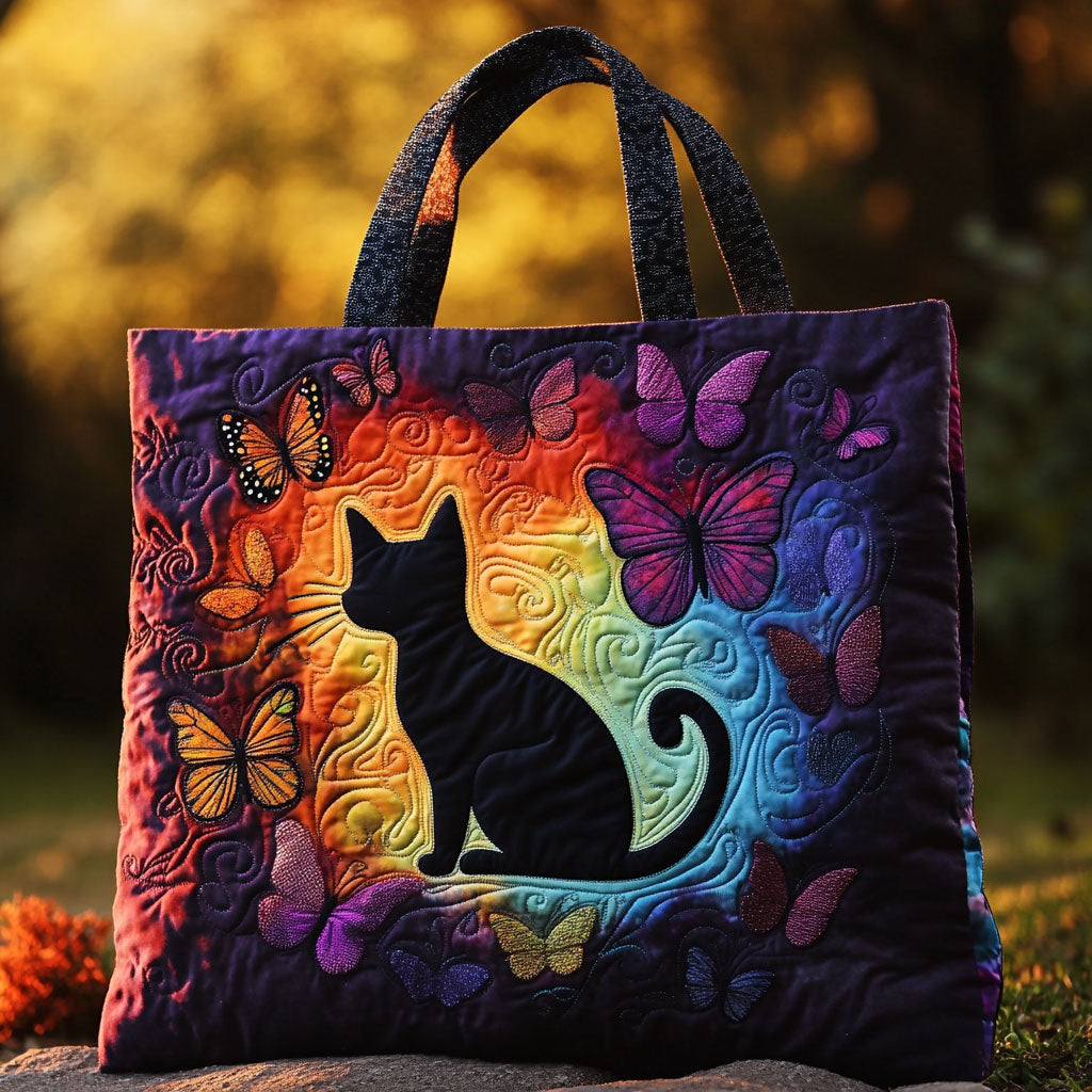 Butterwish Cat WN0701039CL Quilted Tote Bag