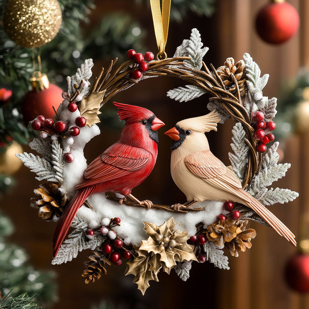 Merry Cardinal CW2010027CL Christmas Ornament