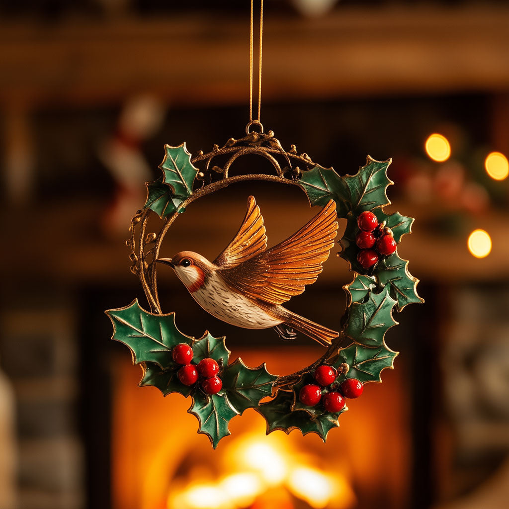 Wings of Joy Wreath LT2210034CL Christmas Ornament