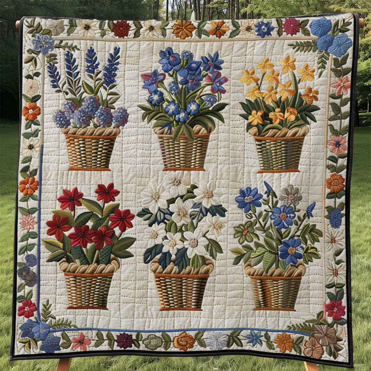 Beautiful Flower WJ0901028CL Quilt