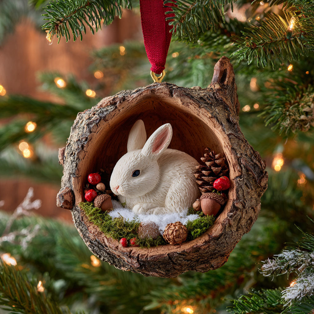 Rabbit Charm CW2911021CL Christmas Ornament