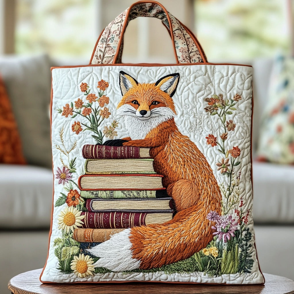 Literary Fox XR1111026CL Quilted Tote Bag