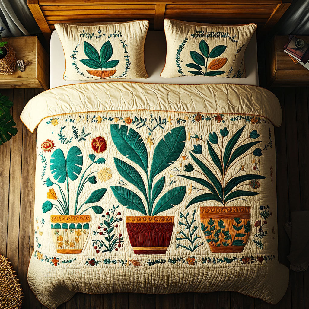 Boho Plant WJ0508023CL Duvet Cover Set