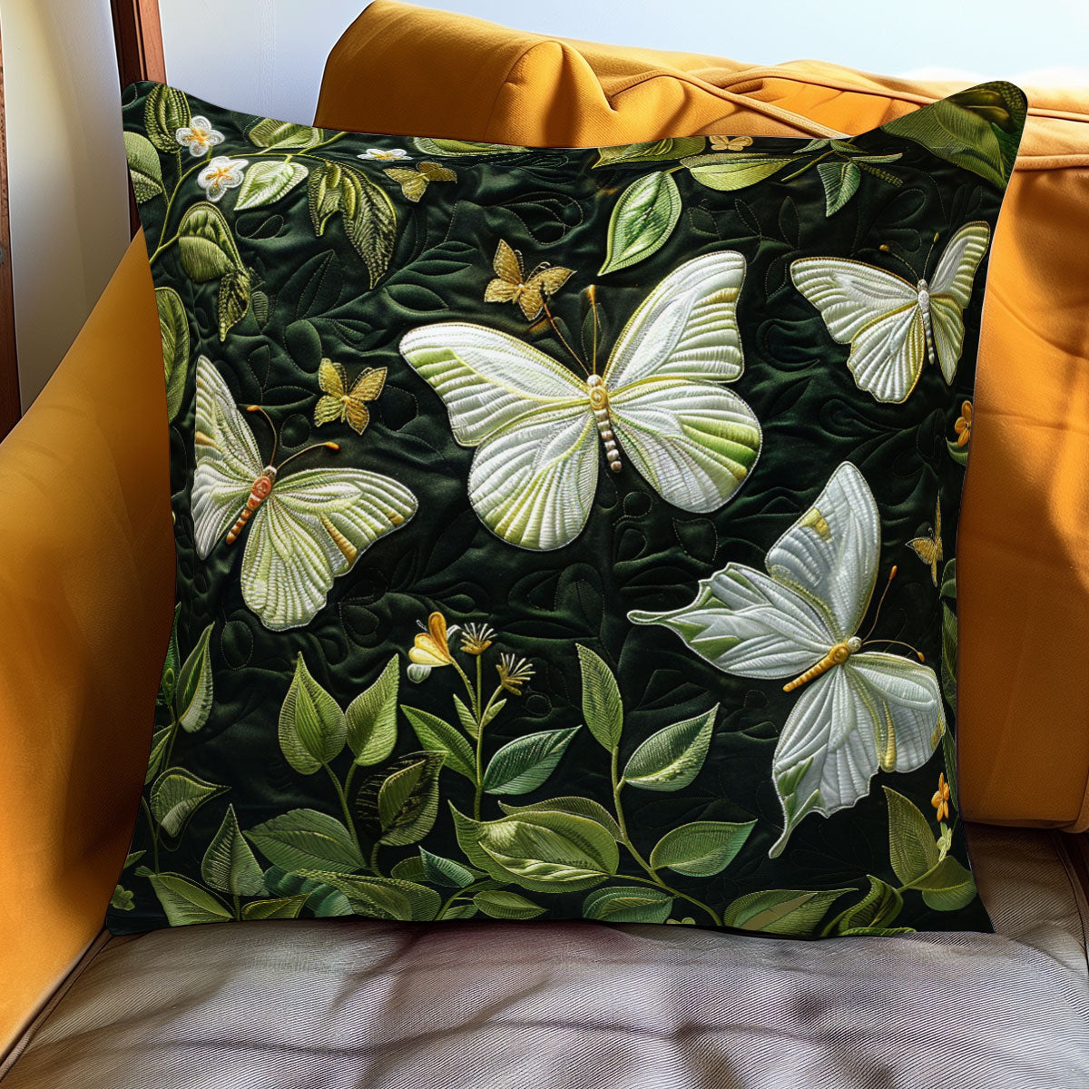 Butterfly In The Wood WJ1301071CL Quilt Pillow Case