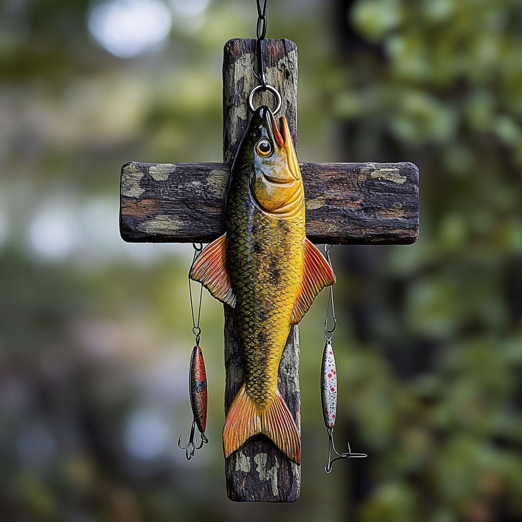 Bass Fish Lake Bound WN0412007CL Christmas Ornament