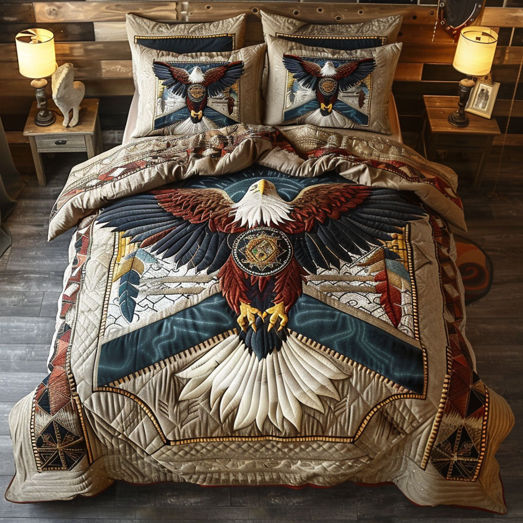 Native Bald Eagle CW0901020CL Duvet Cover Set