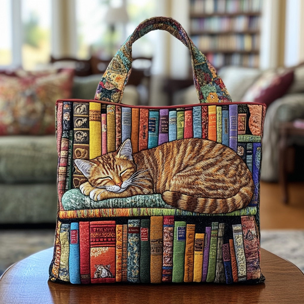 Cozy Shelf Dreams XR1111004CL Quilted Tote Bag
