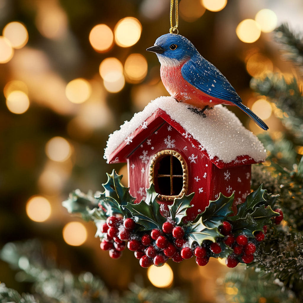 Cozy Nest Bluebird WN2710012CL Christmas Ornament