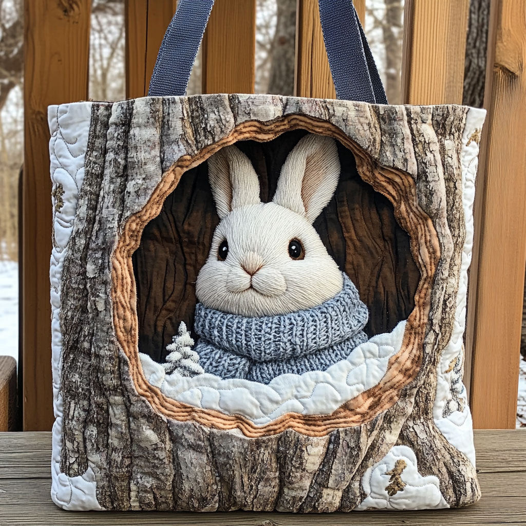 Cozy Rabbit CP0112153CL Quilted Tote Bag