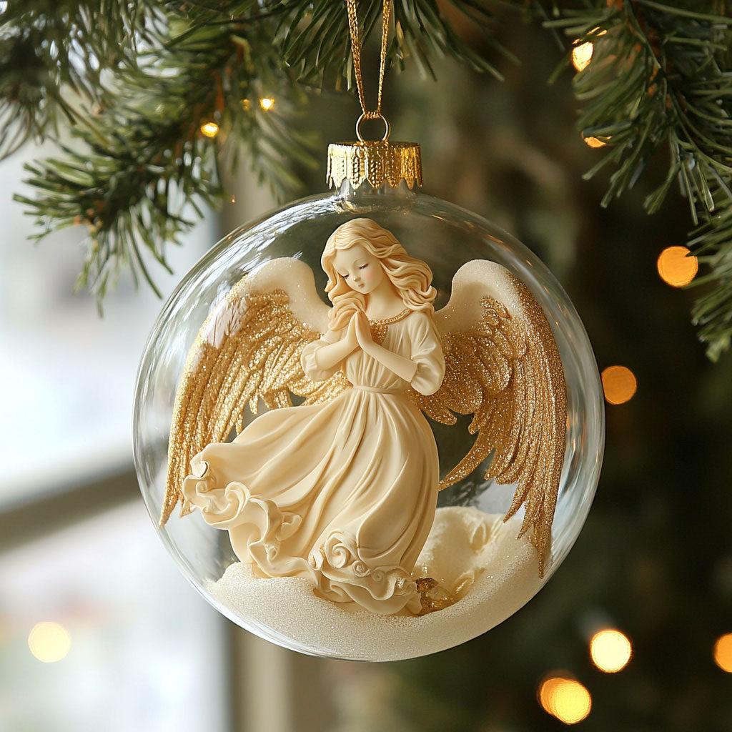 Angle Glitter Christmas WN2611041CL Christmas Ornament