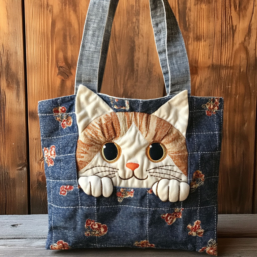 Kitty Haven CP0312034CL Quilted Tote Bag