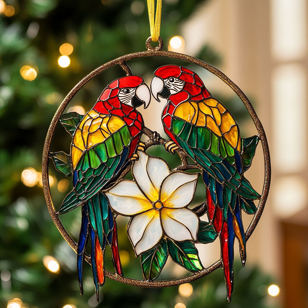 Tropical Parrot CW1012062CL Christmas Ornament