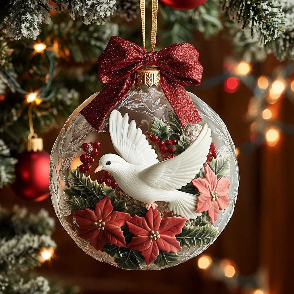 Christmas Dove CW0412084CL Christmas Ornament
