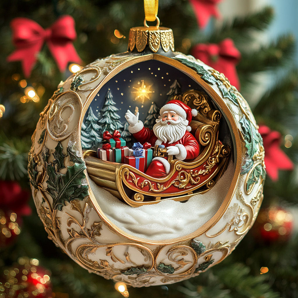 Christmas Santa CW1710023CL Christmas Ornament