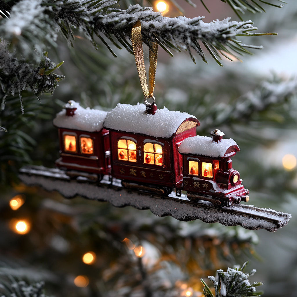 Christmas Train Night WJ2611109CL Christmas Ornament