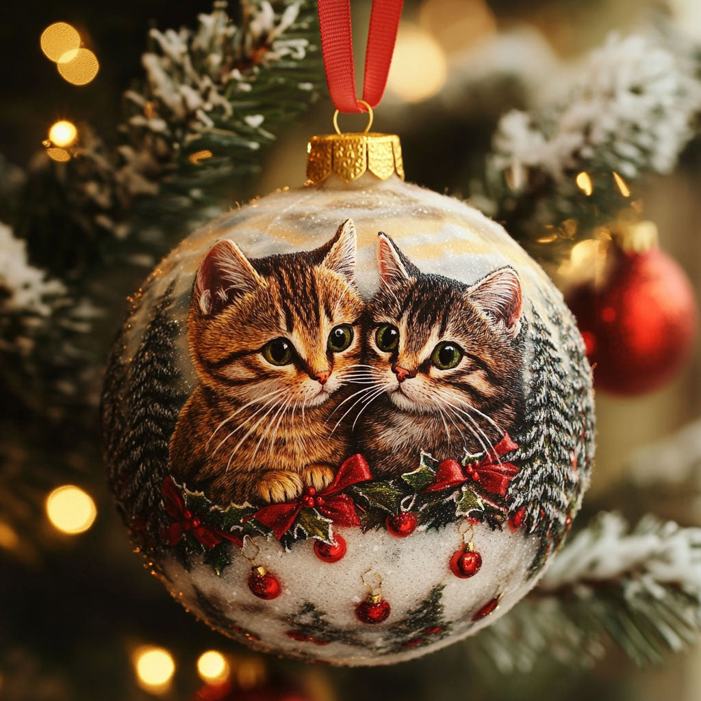 Cocoa The Cat WJ2711172CL Christmas Ornament