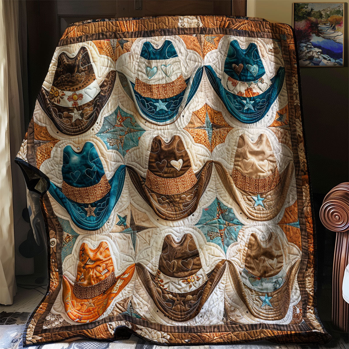 Cowboy's Hat WJ0501005CL Quilt
