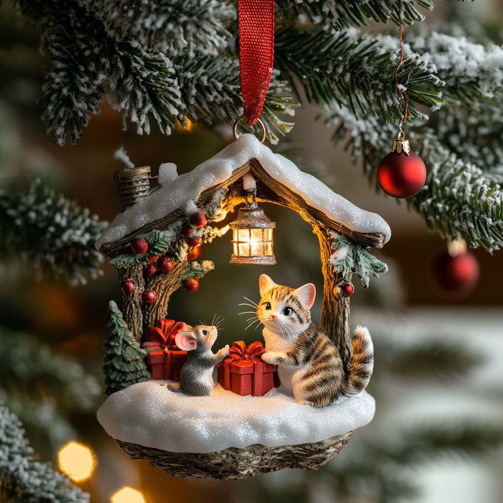 Cozy Catmouse WJ2611014CL Christmas Ornament