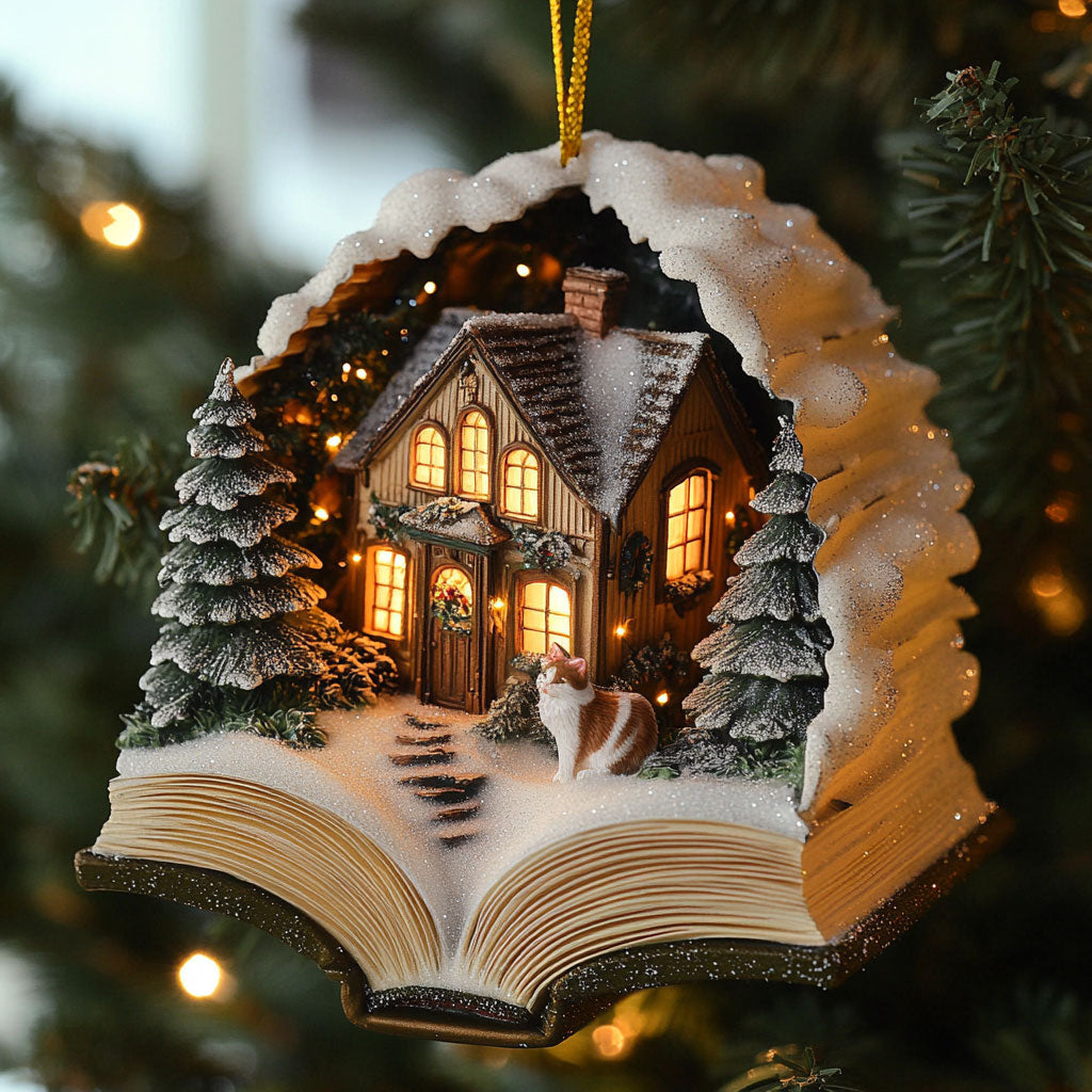 Cozy Christmas Day WJ2511007CL Christmas Ornament