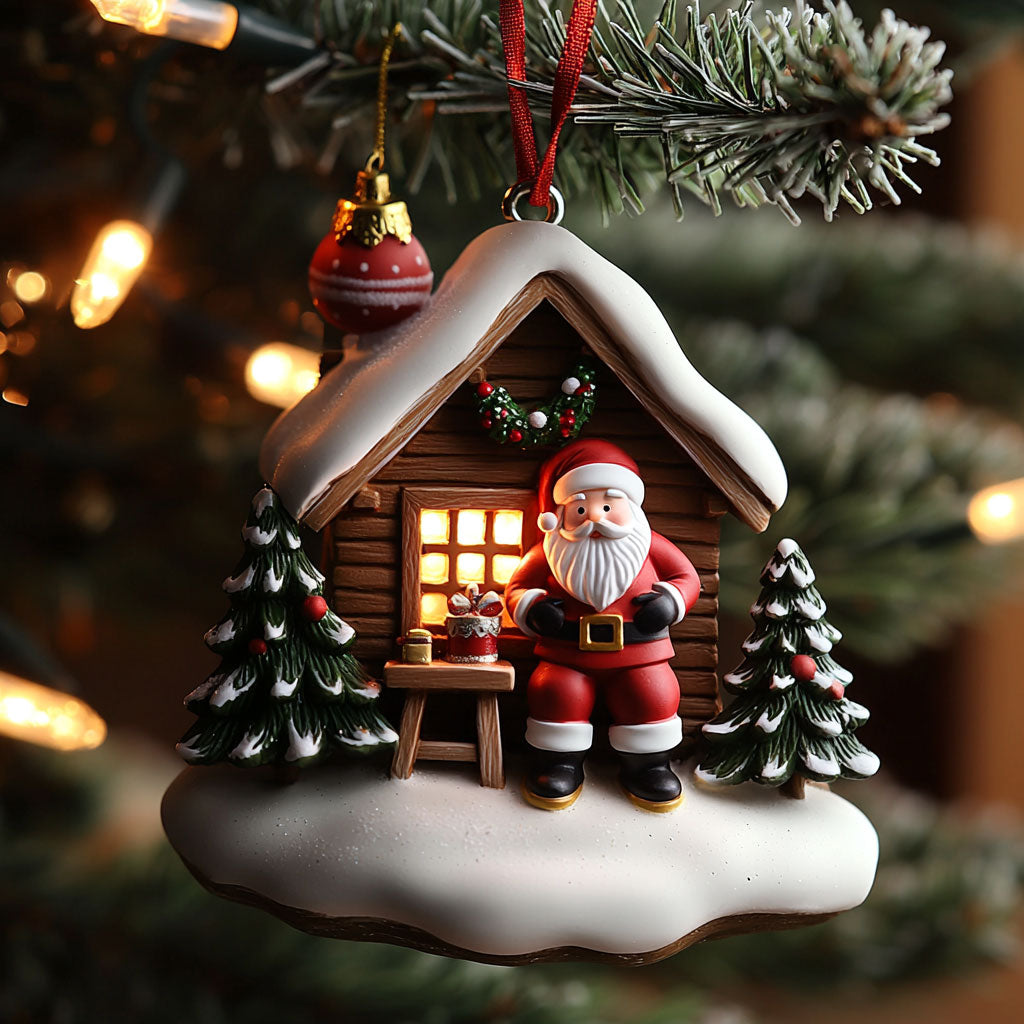 Cozy Santa WJ2411041CL Christmas Ornament