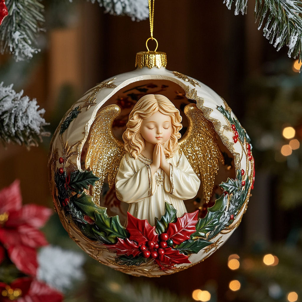 Hopeful Angel CW1510022CL Christmas Ornament