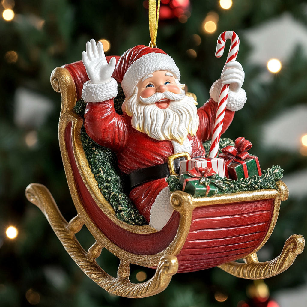 Jolly Sleigh CP1810046CL Christmas Ornament