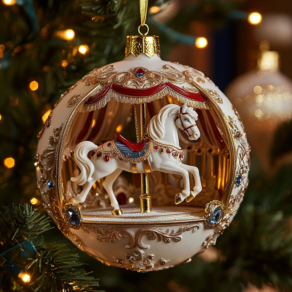 Carousel Horse Dream CW2611017CL Christmas Ornament