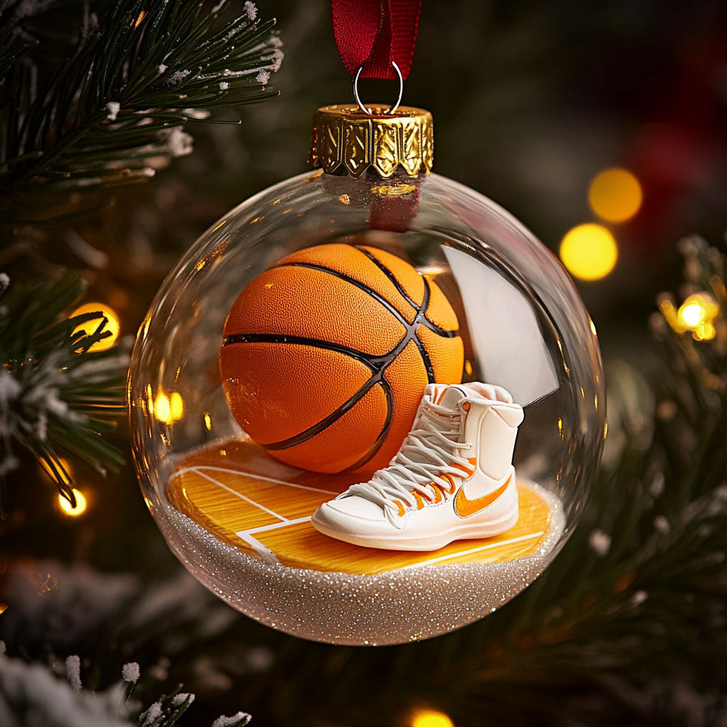 Basketball Glow CW2311017CL Christmas Ornament