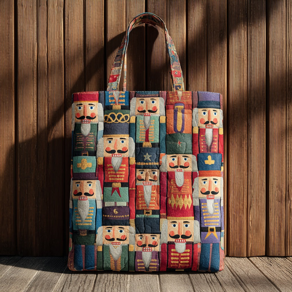 Nutcracker Soldiers XR1811016CL Quilted Tote Bag