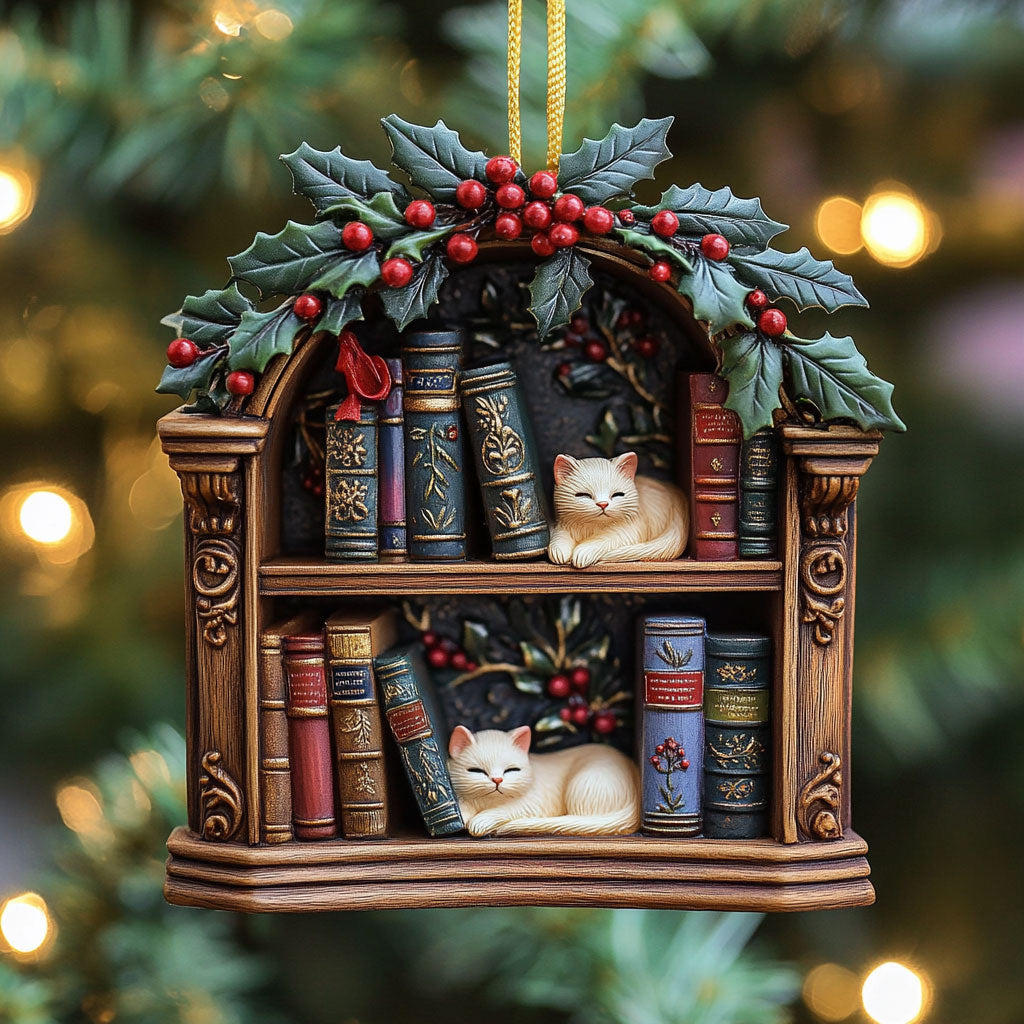 Book Nappers CP2711046CL Christmas Ornament