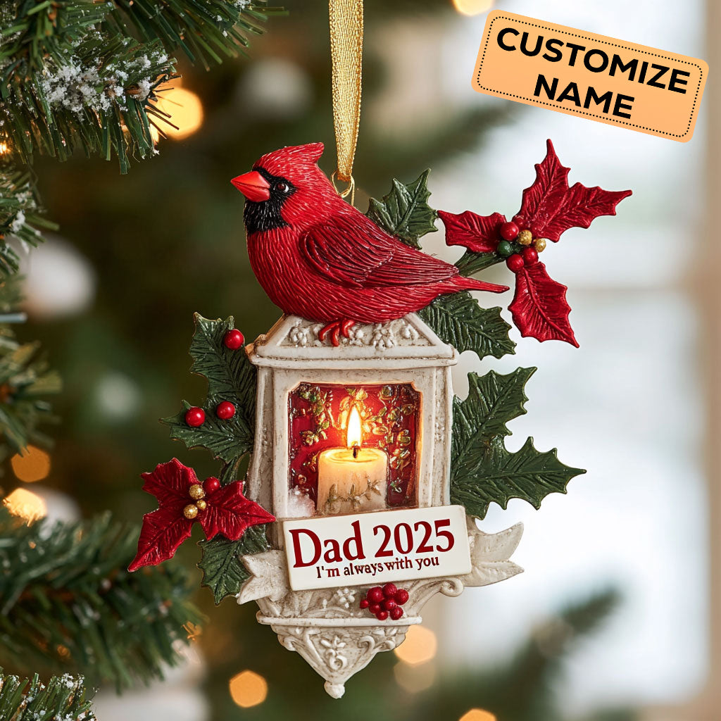 Comfort Cardinal WN2110015CL Personalized Christmas Ornament