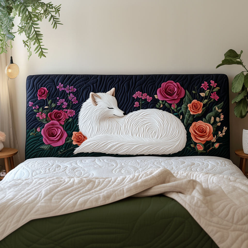 Enchanted Rose Fox KL0801006CL Quilted Headboard Slipcover