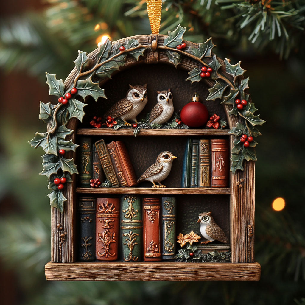 Book Birds CP2611024CL Christmas Ornament