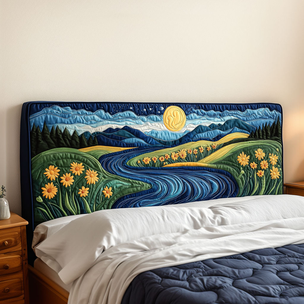River Horizon KL0601028CL Quilted Headboard Slipcover