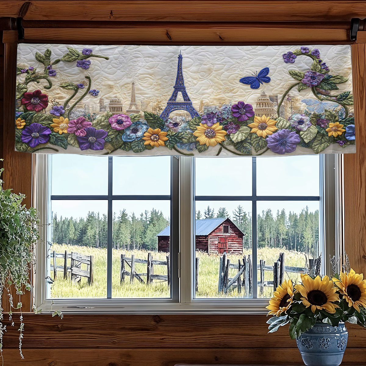 Parisian Dream WN2204049CL Quilted Valance