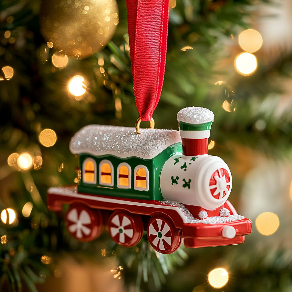 Snow Train CW1110036CL Christmas Ornament