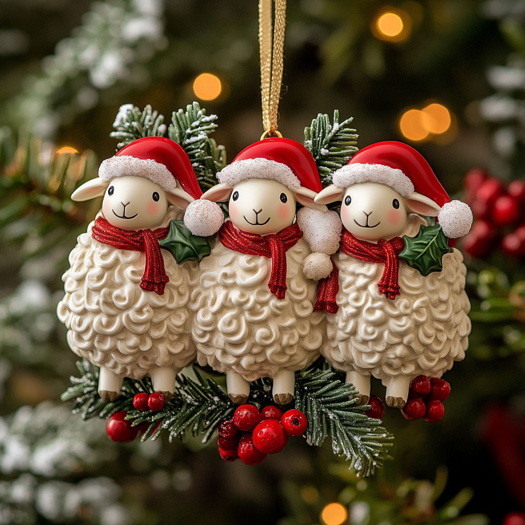 Angel Light Sheep WN3010001CL Christmas Ornament