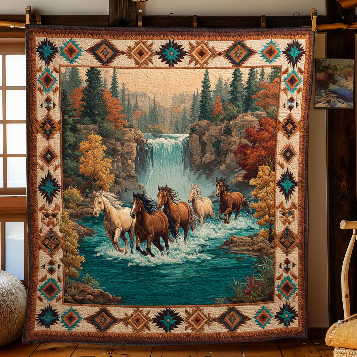 Echoes Of The Falls WJ0701054CL Quilt