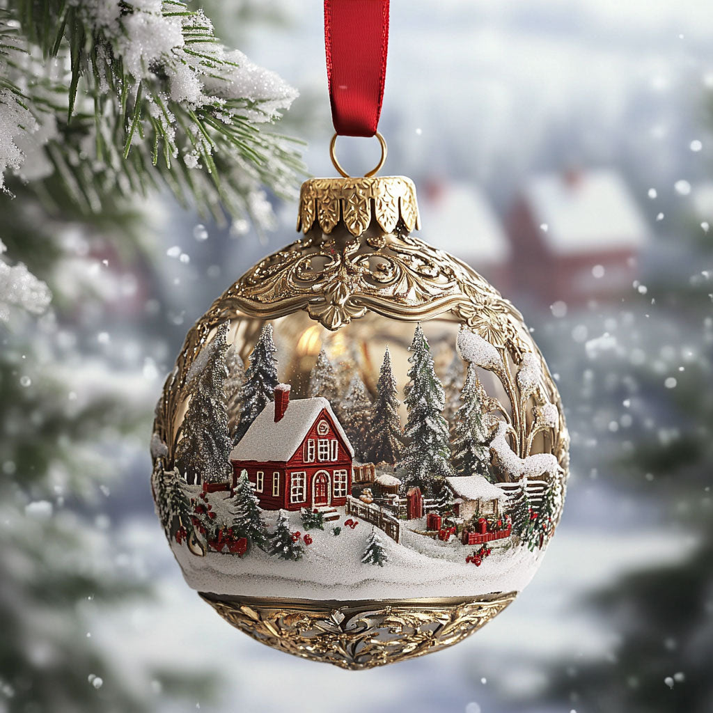 Winter Village Serenity WN0912093CL Christmas Ornament