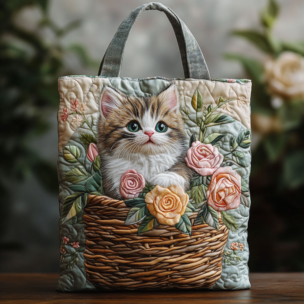 Timber Kitty CP0312037CL Quilted Tote Bag